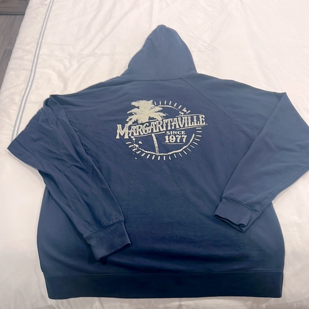 Margaritaville zip up hooded sweatshirt XL